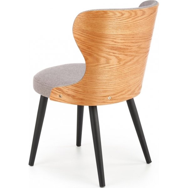 Chaise de salle  manger Cadeira 452 - Gris/bois