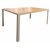 Las Vegas matbord 150x90cm - Beige / ek aintwood