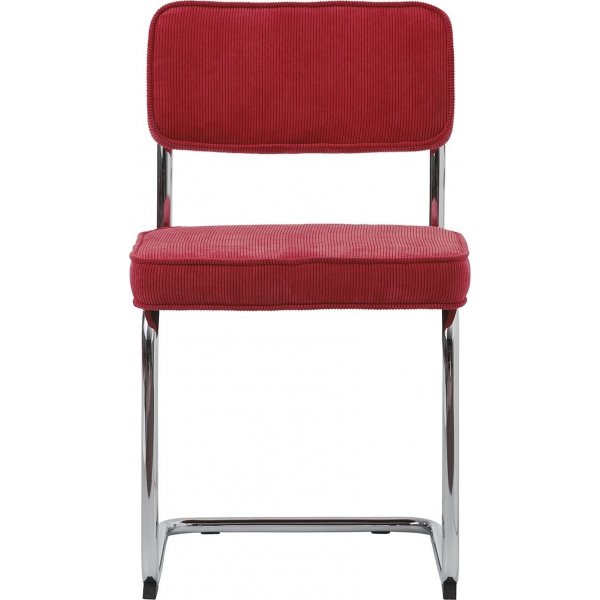 Chaise Aero en velours côtelé rouge Chaise Aero en velours côtelé rouge