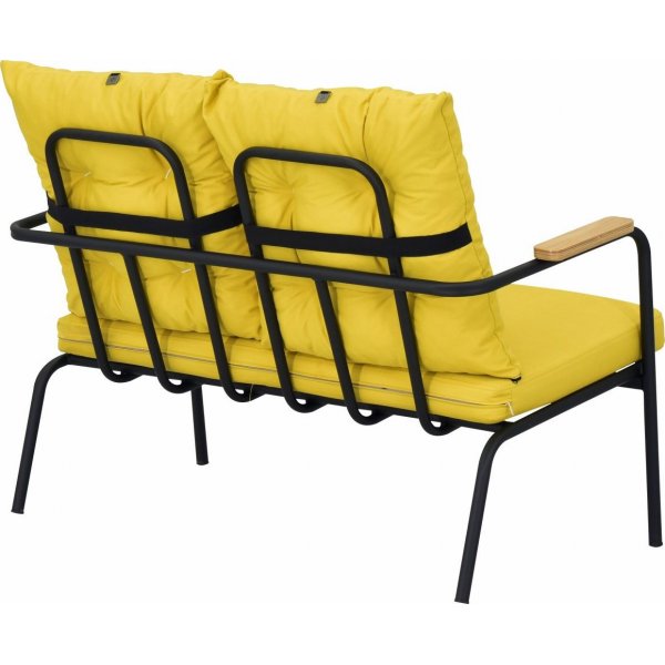 Salon de jardin Bremen - Jaune/noir + Détachant pour meubles Salon de jardin Bremen - Jaune/noir + Détachant pour meubles