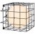Cage bord/vgglampa - Svart/vit