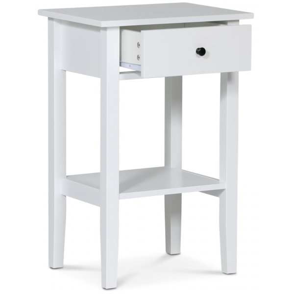 Kate sängbord med låda - Vit + Fläckborttagare för möbler Kate sängbord med låda - Vit + Fläckborttagare för möbler