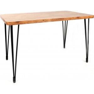 Table  manger Lagos 120 x 70 cm - Noyer/noir