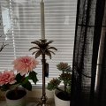 Kundbild Ljusstake palm H50cm - Old silver: Har handlat av er tidigare....