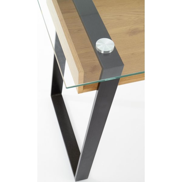 Bureau Emma 120 x 60 cm - Chêne/noir Bureau Emma 120 x 60 cm - Chêne/noir