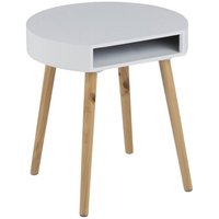 Worcester lampbord - Vit / Ek Worcester lampbord - Vit / Ek