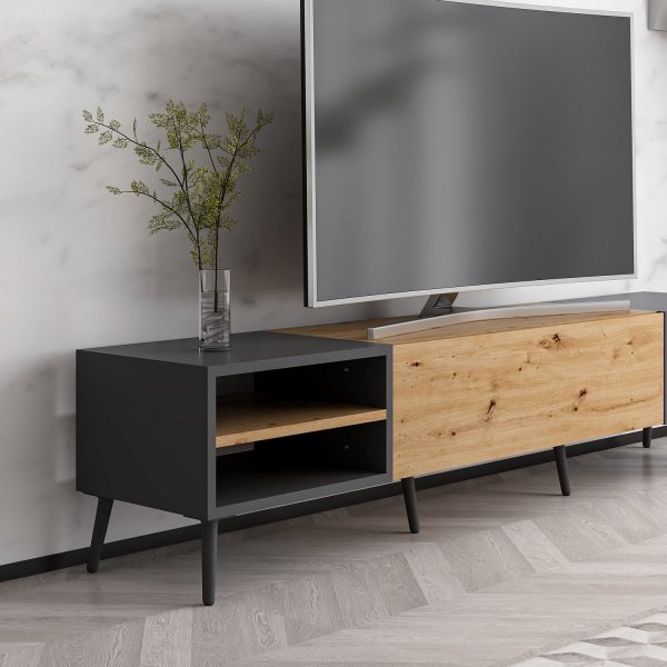 Meuble TV Asya - Anthracite