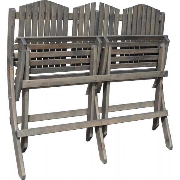 Haväng matgrupp (soffa med 2 stolar och bord) - Grå Haväng matgrupp (soffa med 2 stolar och bord) - Grå