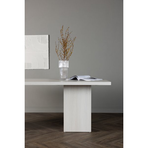 Table  manger Olga 200 x 90 cm - Blanc