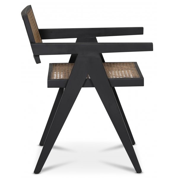 Strömsberg karmstol - Svart mahogny/rotting Strömsberg karmstol - Svart mahogny/rotting