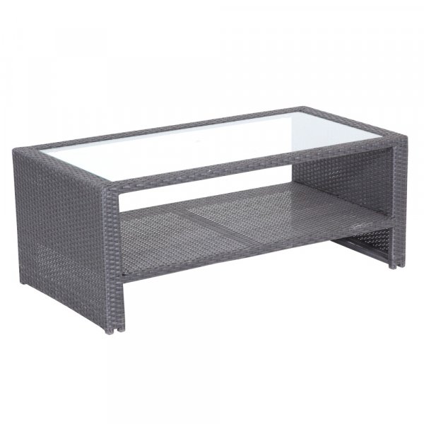 Georgia soffbord med glasskiva 110x65 cm - Konstrotting
