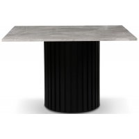 Sumo matbord 120x120 cm - Svartbets / Silver marmor Sumo matbord 120x120 cm - Svartbets / Silver marmor
