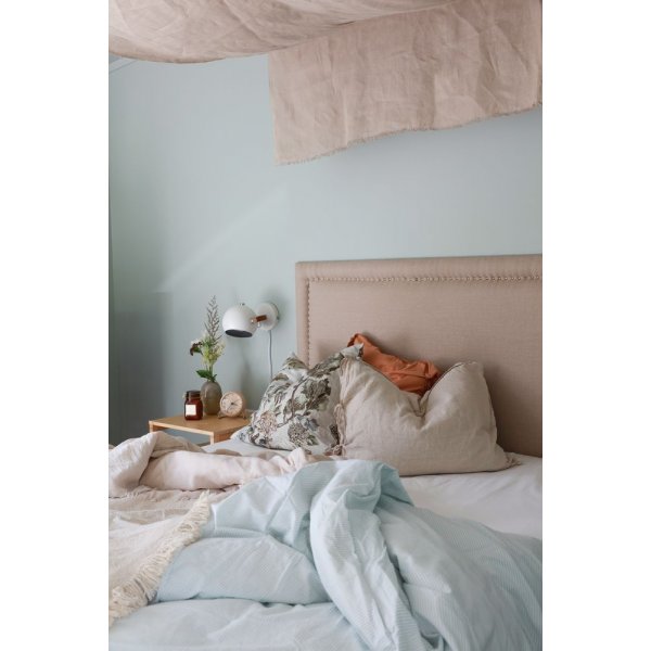 Bow vgglampa - Vit/brun/silver