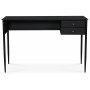 Flash skrivbord 120x50 cm - Svart / Mssing