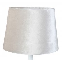 Velvet lampskärm 20 cm - Beige
