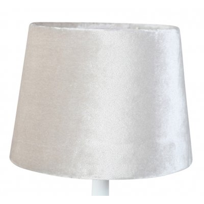 Velvet lampskrm 20 cm - Beige