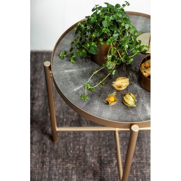 Satsbord Harper �56/48 cm - Guld/gr�