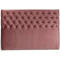 Anna snggavel med knappar (Rosa sammet) - Valfri bredd