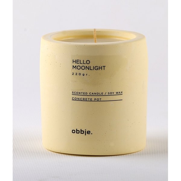 Hello Moonlight doftljus hög - Gul Hello Moonlight doftljus hög - Gul