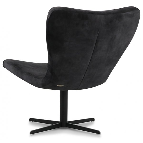 Spekeröd designfåtölj - Mörkgrå (Sammet) Spekeröd designfåtölj - Mörkgrå (Sammet)