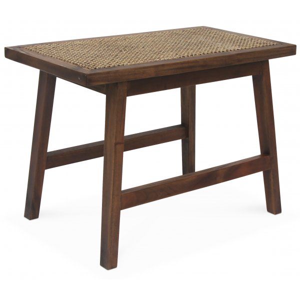 Rizz bijzettafel 70 x 40 cm - Mahonie / Rotan