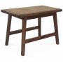 Rizz bijzettafel 70 x 40 cm - Mahonie / Rotan