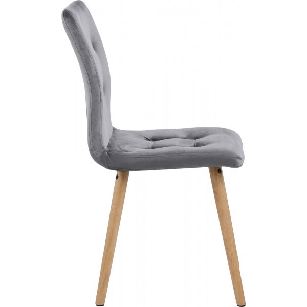 Chaise de salle  manger Frida - Gris fonc