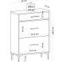 Alberto byr - Vit/safir
