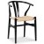 Sunda svart stol med repsits + Fläckborttagare för möbler
