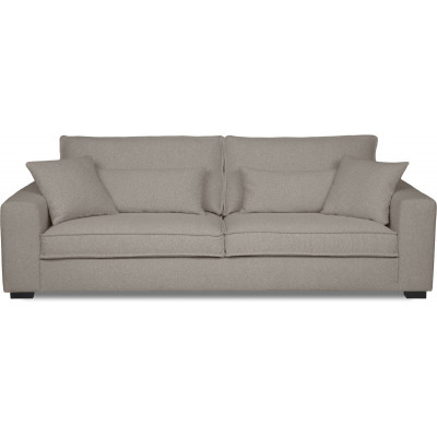 Korsns 3-sits soffa - Ljusgr