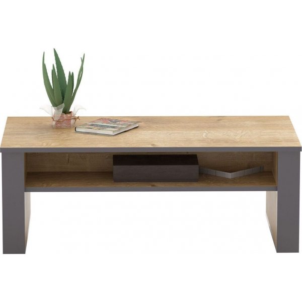 Table basse Manhattan 110 x 60 cm - Chêne/gris foncé Table basse Manhattan 110 x 60 cm - Chêne/gris foncé