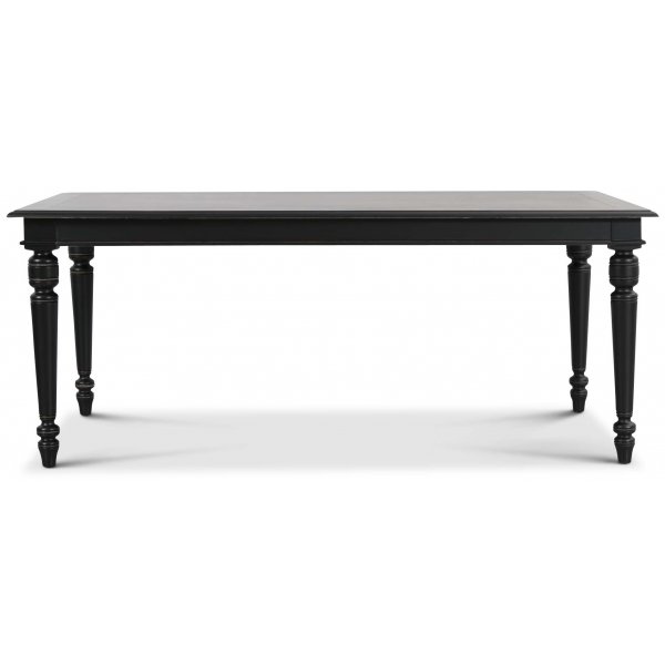 Paris matgrupp 180 cm bord svart + 6 st Ventos matstolar grått sammet Paris matgrupp 180 cm bord svart + 6 st Ventos matstolar grått sammet