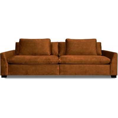 Gabby 4-sits soffa - Brun Sammet