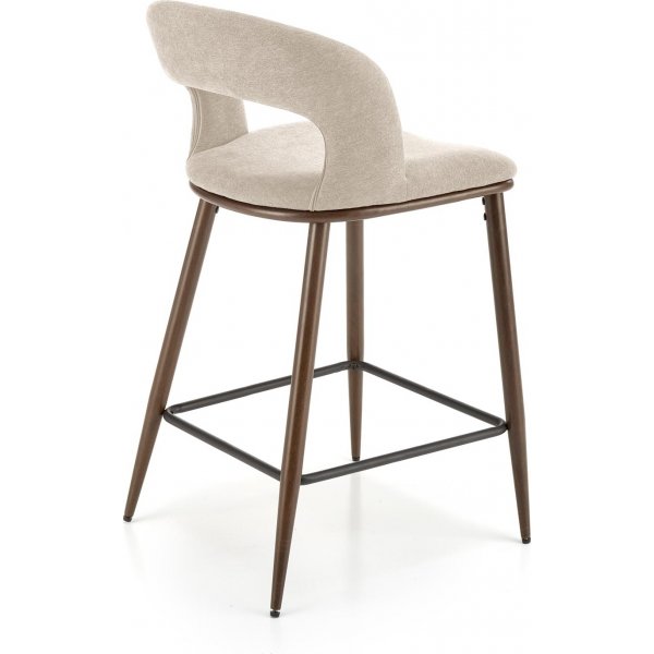 Barstol beige/valnöt sitthöjd 65 cm - Pelican Barstol beige/valnöt sitthöjd 65 cm - Pelican