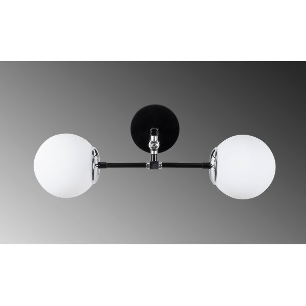 Lorea wandlamp 2 - Zwart