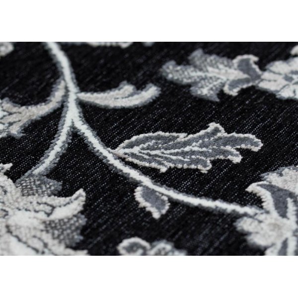 Konstsilkesmatta Carmona - Svart Konstsilkesmatta Carmona - Svart