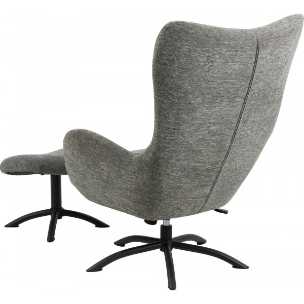 Fauteuil inclinable Talgarth avec repose-pieds - Gris Fauteuil inclinable Talgarth avec repose-pieds - Gris