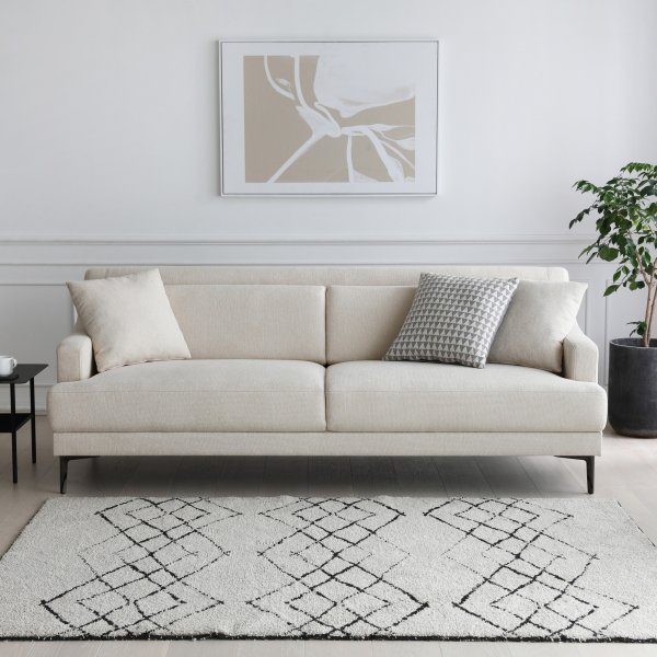 Soffa 3-sits beige modern - Hanna Soffa 3-sits beige modern - Hanna