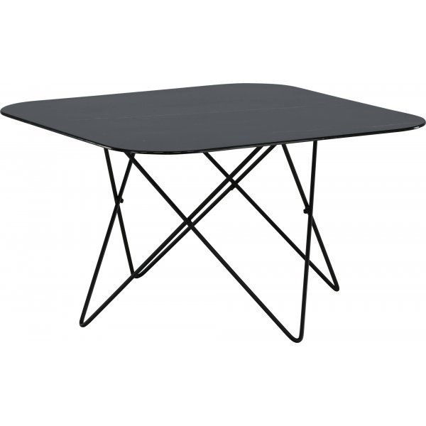 Michel soffbord 80 x 80 cm - Svart