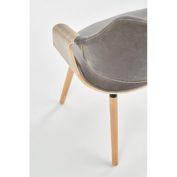 Fauteuil Cadeira 396 - Gris/chêne Fauteuil Cadeira 396 - Gris/chêne