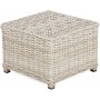 Soffgrupp Bergamo med ftljer, pallar & bord - Beige/beige melerad