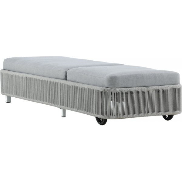 Virya solsäng - Grå/Vit Virya solsäng - Grå/Vit