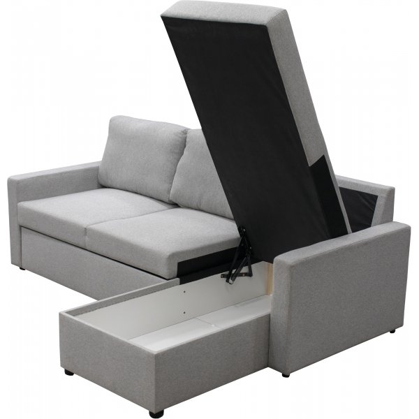 Bäddsoffa med förvaring 220 cm bred Bäddsoffa med förvaring 220 cm bred