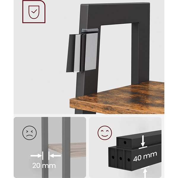 Petter opstapplank 172 cm - Bruin/zwart Petter opstapplank 172 cm - Bruin/zwart