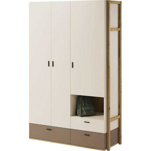 Lenny garderob - Artisan ek/beige/tryffel Lenny garderob - Artisan ek/beige/tryffel