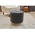 Pouf Asmara - Anthracite/cuivre