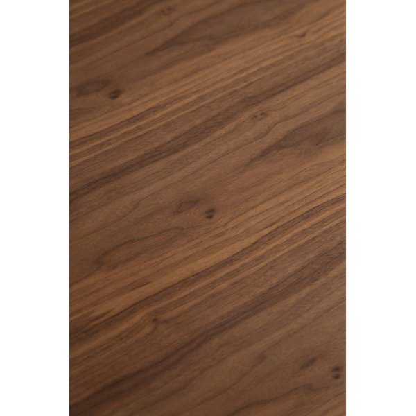 Table  manger Ooid 220 x 110 cm - Placage noyer/noir