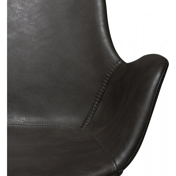 Fauteuil Hype - PU gris Fauteuil Hype - PU gris