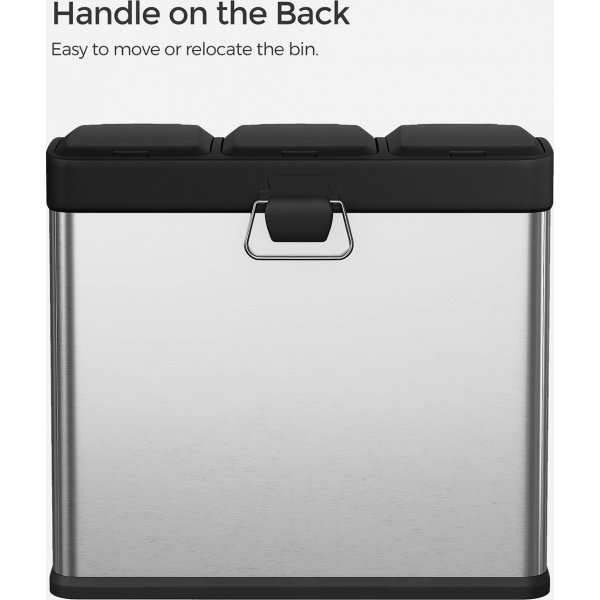 Maiken soptunna 24 l - Silver