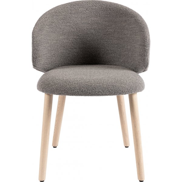 Milano eetkamerstoel - Grijs bouclé Milano eetkamerstoel - Grijs bouclé